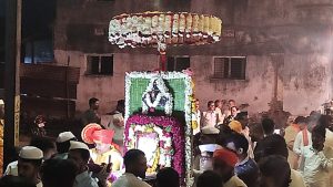 चैतन्याचा सोहळा : श्रीकेशवराज बाबासाहेब महाराजांची पालखी मिरवणूक उत्साहात