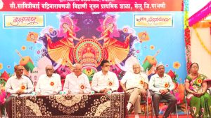 सौ.सावित्रीबाई बद्रिनारायणजी बिहाणी नूतन प्राथमिक शाळेचे स्नेहसंमेलन उत्साहात