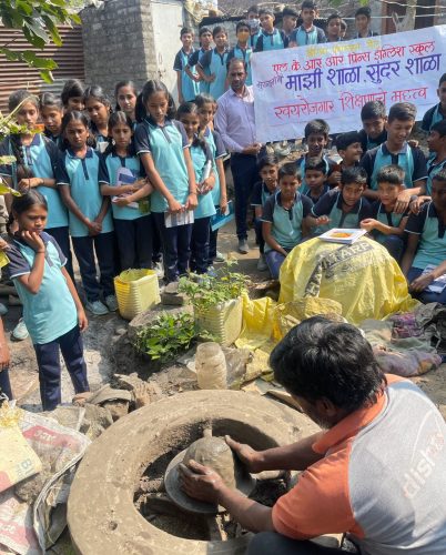 मुख्यमंत्री माझी शाळा सुंदर शाळा : सेलूतील  रोडगे प्रिन्स इंग्लिश स्कूलच्यावतीने विविध उपक्रम