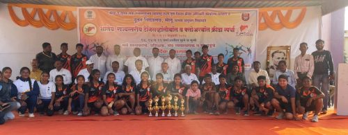 पुणे, छत्रपती संभाजीनगरचे वर्चस्व; राज्य शालेय फ्लोअरबॉल, टेनिस हॉलीबॉल क्रीडा स्पर्धा उत्साहात
