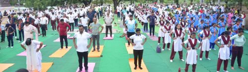 निरोगी जीवनासाठी नियमित योगा महत्त्वाचा : जिल्हाधिकारी रघुनाथ गावडे