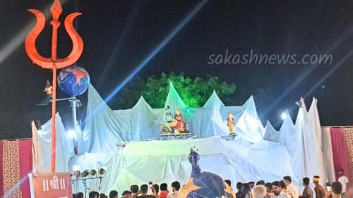 श्रीरामबाग गणेश मंडळाचा देखावा लक्षवेधी
