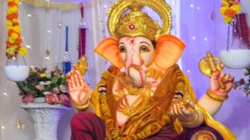 'श्रीगणेश लिला' पाहण्यासाठी सेलूकरांची गर्दी 