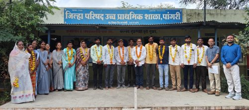 पांगरीच्या शाळेची व्यवस्थापन समिती बिनविरोध 