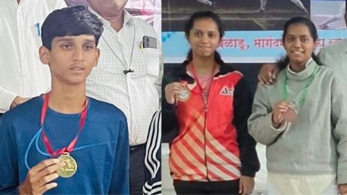 राज्यस्तरीय शालेय तलवारी बाजी क्रीडा स्पर्धा : परभणीच्या साईना रणमाळ व प्रसाद महालेला सुवर्णपदक