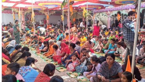  श्रीकेशवराज बाबासाहेब महाराज यात्रा : श्रीमद् भागवत कथेची उत्साहात सांगता