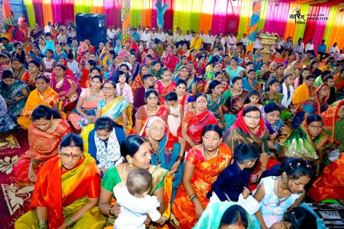भागवत कथेदरम्यान जपली विवाह सोहळ्याची परंपरा 