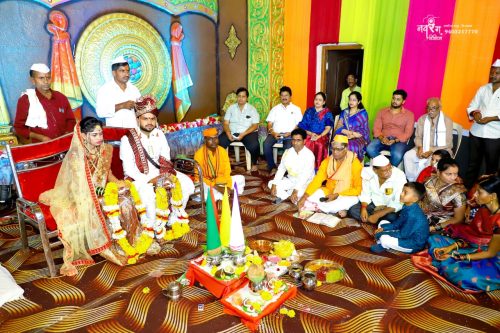 भागवत कथेदरम्यान जपली विवाह सोहळ्याची परंपरा 